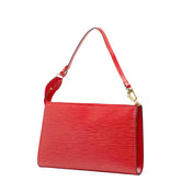 ルイ ヴィトン エピ ポシェット アクセソワール アクセサリーポーチ ハンドバッグ M52947 カスティリアンレッド レザー レディース LOUIS VUITTON 【中古】